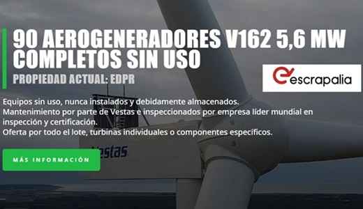A la portuguesa Edpr no le quedó otra que subastar 90 turbinas que no pudo instalar en dos parques eólicos en Colombia