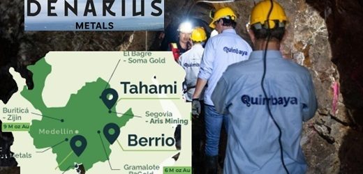 Denarius (la minera de Serafino Iacono), creará joint venture con la canadiense Quimbaya para explotar el proyecto aurífero Tahamí, en Antioquia 