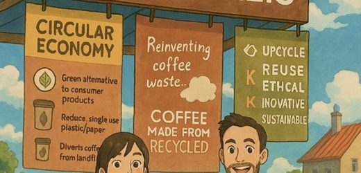 La startup colombiana Coffee Kreis y sus tazas reutilizables en la feria mundial de cafés especiales de Ginebra