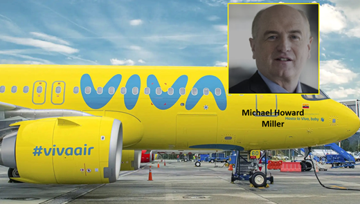 SuperSociedades confirmó multa por $142 millones a verdaderos dueños de colapsada aerolínea Viva (entre ellos Michael Miller de Ryanair)