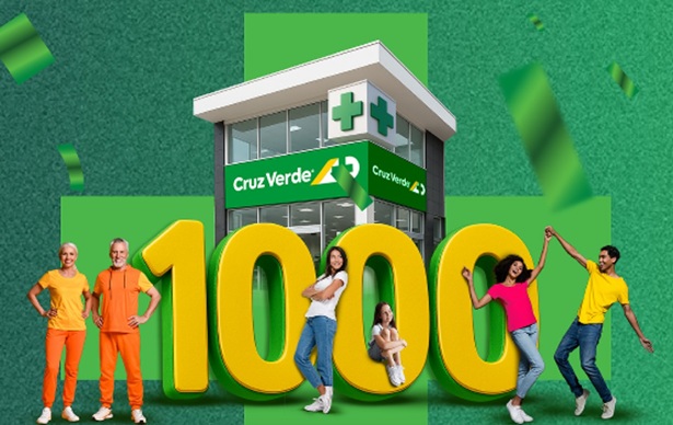 Cruz Verde abrió su droguería número 1.000 en Colombia (este año toda la cadena facturará cerca de $6 billones)