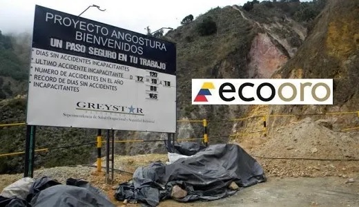 Canadiense Eco Oro solicitó anular la indemnización por daños y perjuicios en laudo arbitral que perdió contra Colombia por Santurbán
