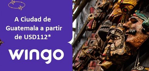 ¿Coincidencia?: A partir de octubre Wingo operará una nueva ruta directa entre Bogotá y Ciudad de Guatemala a USD112*
