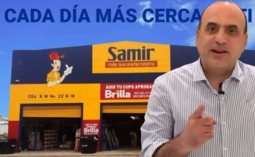 Invesakk, red de ferreterías de Samir Kuzmar Khalilia, con deudas por $117.684 millones, se acogió a protección de acreedores