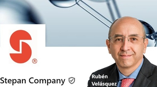 Stepan Company, nombró al colombiano Rubén Velásquez – ex Ecopetrol y ex 3M – como nuevo vicepresidente y jefe financiero