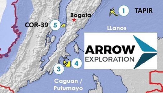Arrow se va de un bloque y se queda en otro: negocia con la Agencia de Hidrocarburos devolver el Bloque COR-39 entre Cundinamarca y Tolima