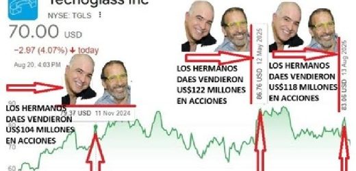 Culper Research (ii): en nueve meses, los Daes, controlantes mayoritarios de Tecnoglass, desinvirtieron US$345 millones