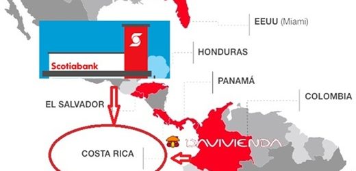 Regulador costarricense autorizó integrar en Davivienda Costa Rica las operaciones de Scotiabank Costa Rica