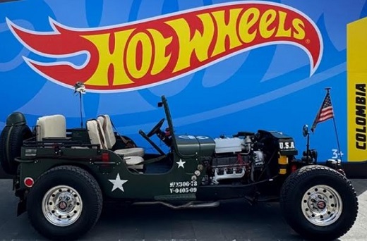 Con un Jeep Willys 1952 (un híbrido entre hot rod y todoterreno) un colombiano, finalista del Hot Wheels Legends Tour 2025
