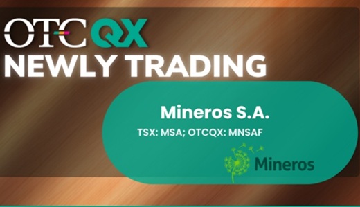 Mineros “se graduó” y asciende del mercado básico para cotizar en el Otcqx Best Market de Estados Unidos