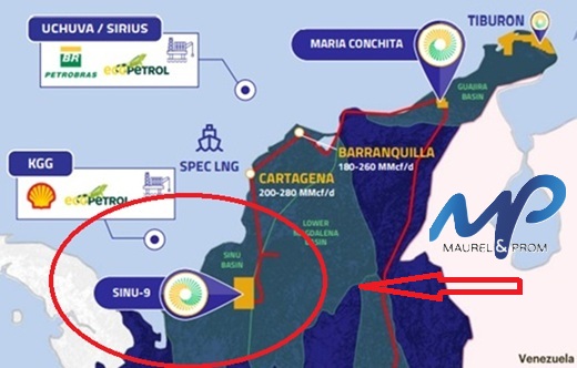 Por US$229 millones se cerró venta del 61% de la licencia del bloque de gas Sinú 9 de NG Energy (de Serafino iacono) a la francesa Maurel & Prom