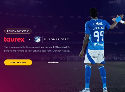 Taurex, bróker con sede en Londres y Dubái, es nuevo patrocinador de Millonarios FC 