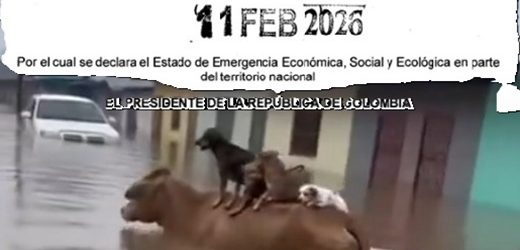 Declarada la Emergencia Económica, Social y Ecológica por 30 días en ocho departamentos de Colombia