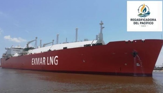 La naviera belga Exmar anunció que la Regasificadora del Pacífico iniciará operaciones en el tercer trimestre de 2026