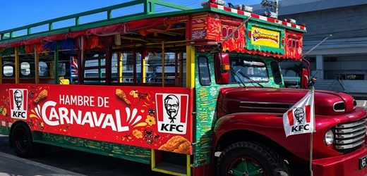 KFC se suma al Carnaval de Barranquilla con la Pikada Carnavalera, el Palco Farotas y la Chiva KFC
