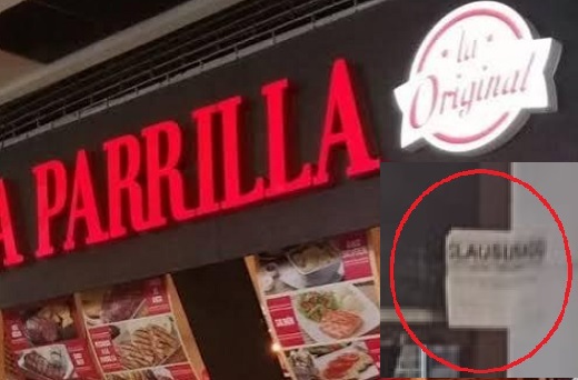 Local de la cadena de restaurantes de comida criolla La Parrilla-La Original fue clausurado por la Secretaría de Salud de Bogotá 