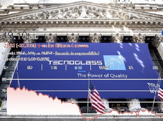 Tecnoglass volvió a caer por debajo de los US$50, no le funcionó el “inflamil” y enfrenta este jueves prueba de fuego con sus resultados: su crecimiento se desacelera