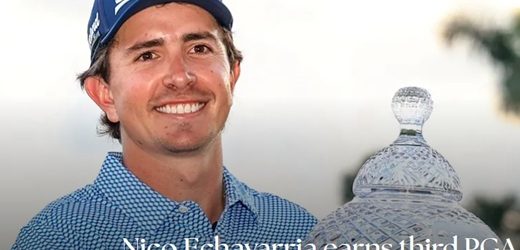 Nicolás Echavarría ganó 500 puntos FedExCup y US$1.73 millones con su victoria en el Cognizant Classic, la tercera en el PGA Tour