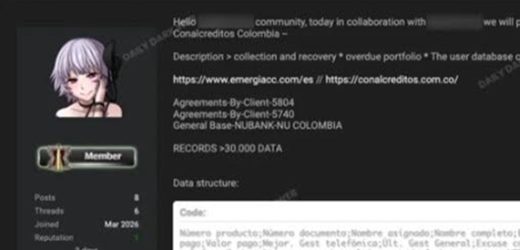 Nubank Colombia sufrió filtración de datos que expone registros de clientes y base de datos de cobros