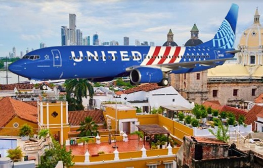 United anuncia nuevos vuelos directos desde el 17 de diciembre desde Houston y Washington, D.C. a Cartagena de Indias