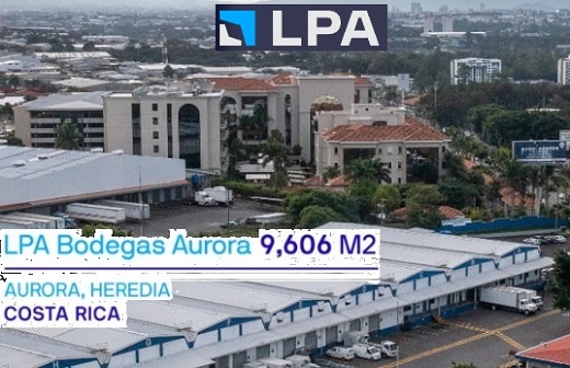 Logistic Properties of the Americas vendió por US$6,6 millones Bodegas Aurora, activo no estratégico en Costa Rica