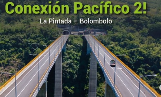 Odinsa y Concesión La Pintada cerraron financiación por $510.000 millones para Conexión Pacífico 2