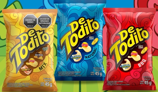 Importador gringo inició retiro en E.U. de pasabocas con ingredientes de chicharrón, bajo las marcas De Todito Natural, De Todito BBQ, Margarita y NatuChips  